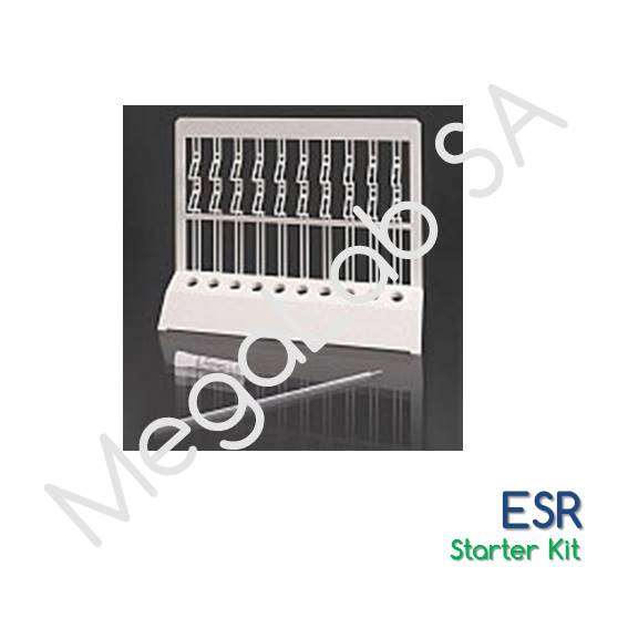 ΤΚΕ Starter Kit. Κατάλληλο για την διεξαγωγή 100 μετρήσεων ταχύτητας καθίζησης.